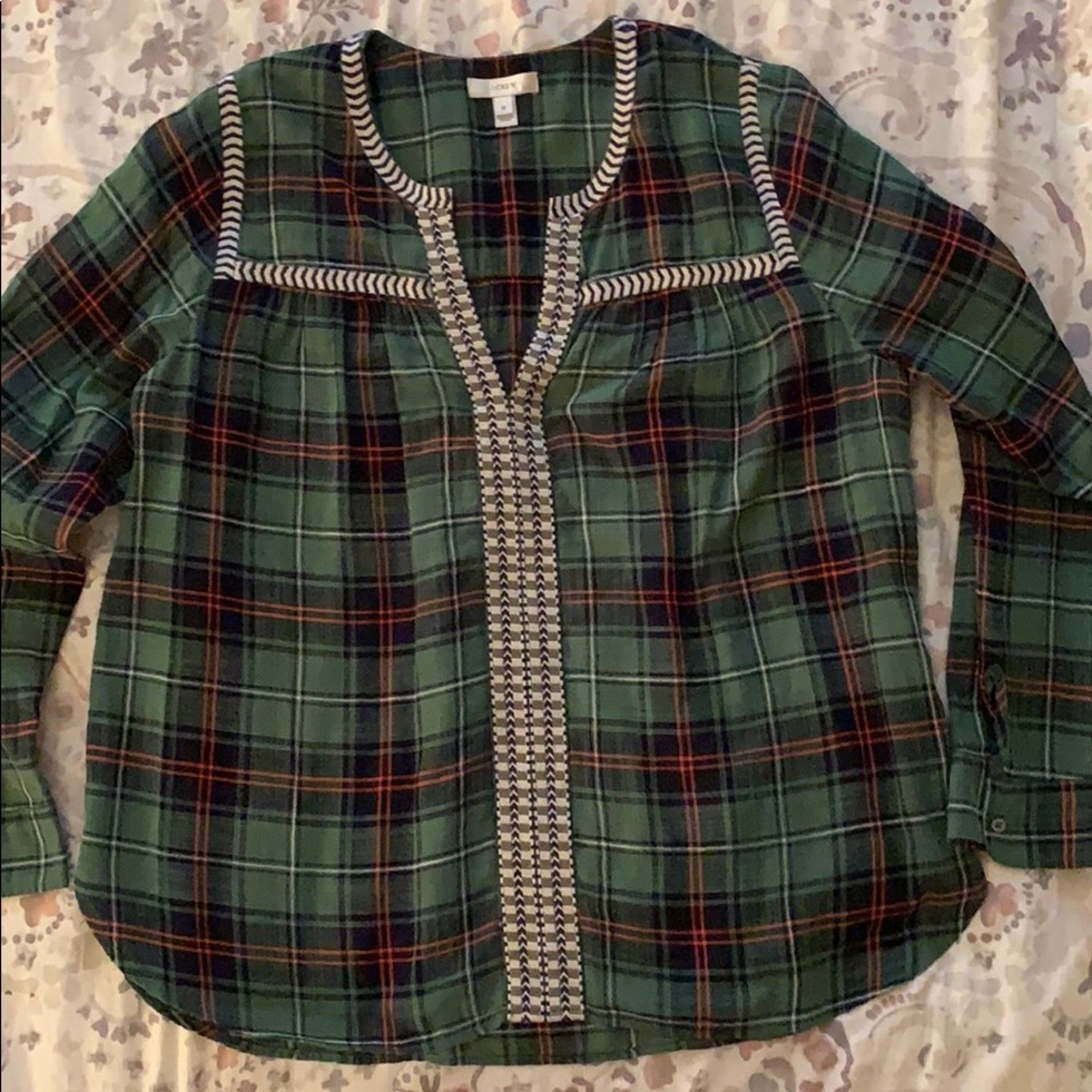 Plaid J. Crew Shirt